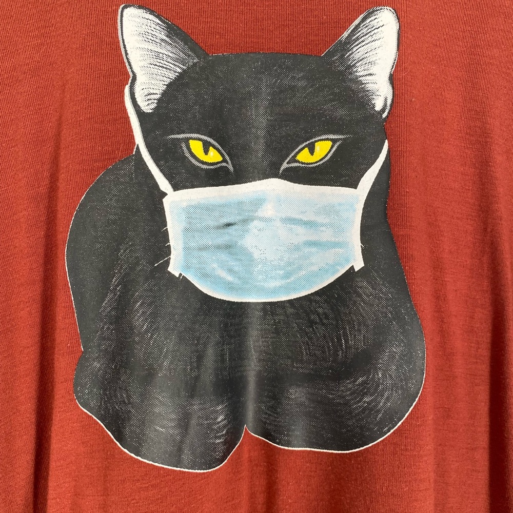 Cat in a Mask Tshirt - Picture 2 of 6